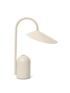 Cashmere ferm LIVING Arum Portable Lamp on a white background
