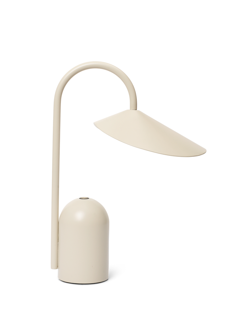 Cashmere ferm LIVING Arum Portable Lamp on a white background