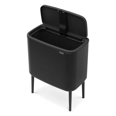 Bo Touch Bin with the lid open, showing the removable inner bucket